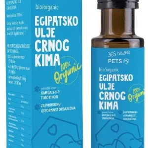 365 NATURE Pets ORGANIC Ulje crnog kima za pse i mačke, 100ml