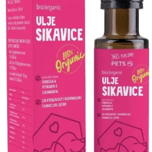 365 NATURE Pets ORGANIC Ulje sikavice za pse i mačke, 100ml