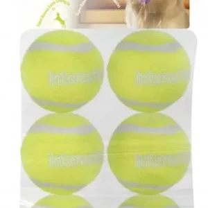 ALL FOR PAWS Interactives Fetch Tenis Loptice, 6 kom, 6,5cm