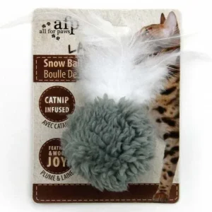 ALL FOR PAWS Lamb Snow Ball. s catnipom, 5cm, razne boje