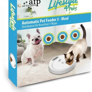 ALL FOR PAWS Lifestyle4Pets Automatska hranilica, 5 obroka, 25,5x21x18cm