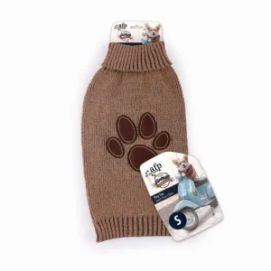 ALL FOR PAWS Pulover High Four, smeđa, M (dužina leđa 31 cm)