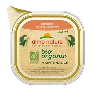 ALMO NATURE Bio Organic Maintenance, s lososom, pašteta za pse, 100g