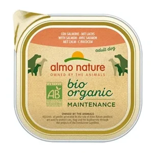 ALMO NATURE Bio Organic Maintenance, s lososom, pašteta za pse, 300g