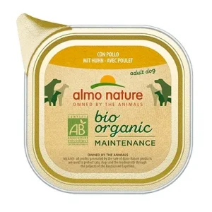 ALMO NATURE Bio Organic Maintenance, s piletinom, pašteta za pse, 100g