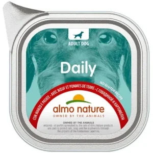 ALMO NATURE Daily, s govedinom i krumpirom, pašteta za pse, 100g