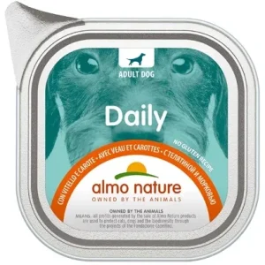 ALMO NATURE Daily, s teletinom i mrkvom, pašteta za pse, 100g