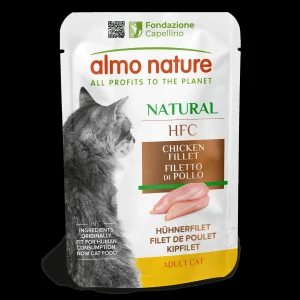 ALMO NATURE HFC Natural, pileći file u umaku, vrećica za mačke, 55g