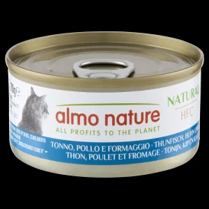ALMO NATURE HFC Natural, tuna i piletina sa sirom, konzerva za mačke, 70g
