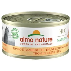 ALMO NATURE HFC Natural, tunjevina bogata račićima, konzerva za mačke, 70g