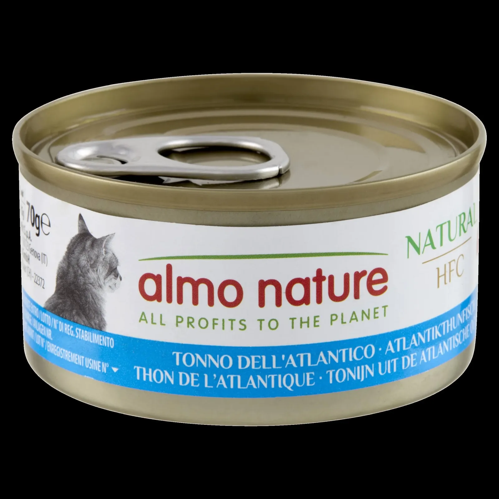 ALMO NATURE HFC Natural, tunjevina iz Atlantskog oceana, konzerva za mačke, 70g