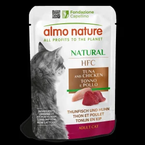 ALMO NATURE HFC Natural, tunjevina s piletinom u umaku, vrećica za mačke, 55g