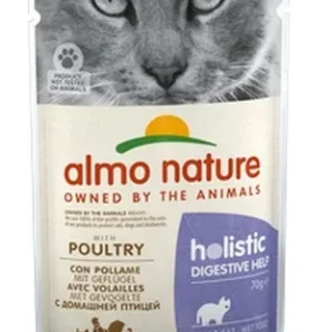 ALMO NATURE Holistic Digestive Help, s peradi, vrećica za mačke, 70g