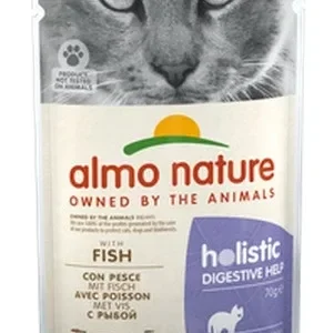 ALMO NATURE Holistic Digestive Help, s ribom, vrećica za mačke, 70g