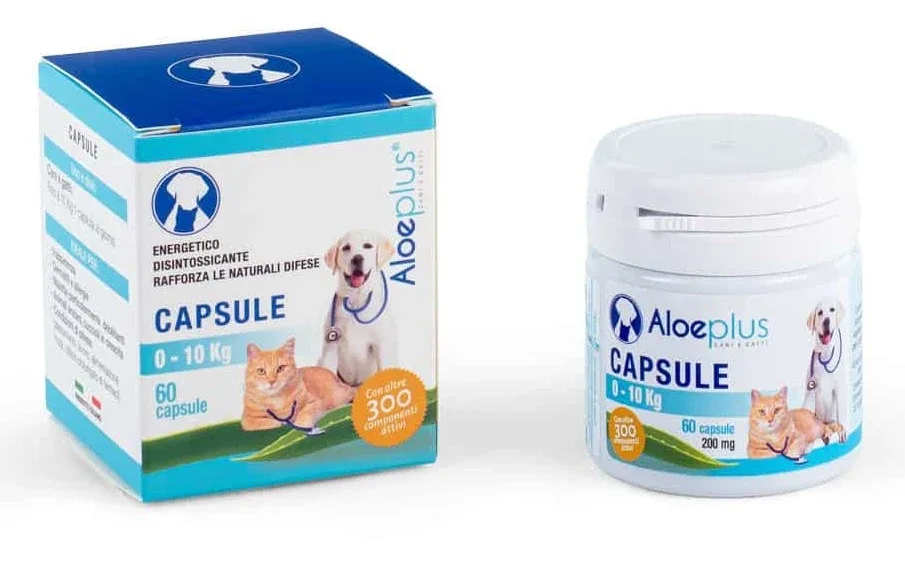 ALOEPLUS Kapsule za imunitet mačke i pse tjelesne mase do 10 kg, 60tbl