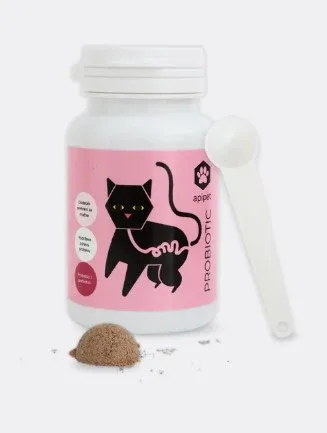 APICAT Probiotic, prah za probavnu ravnotežu mačaka, 60g