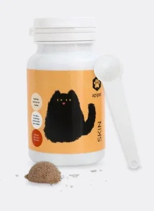 APICAT Skin, prah za zdravlje kože i sjaj dlake mačaka, 60g