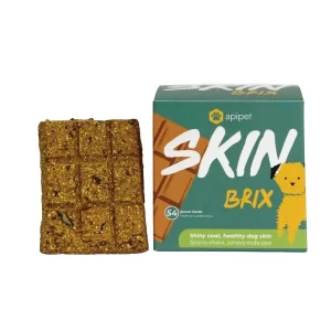 APIPET Brix Skin, poslastica i dodatak prehrani za pse, 54 kom, 174g