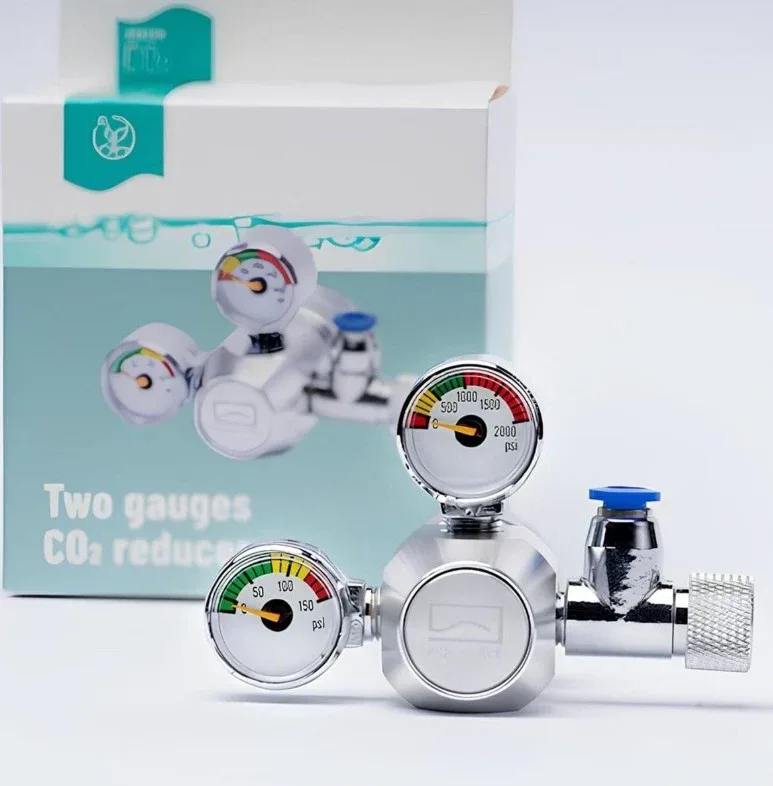 Aqua Art CO2 Reducer profesionalni CO2 regulator s dvostrukim manometrima
