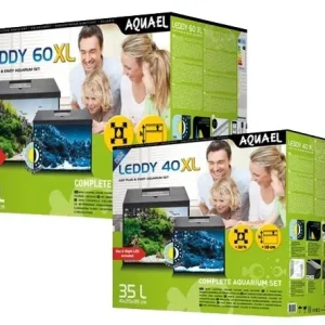 AQUAEL Akvarijski set Leddy Day&Night XL, crni