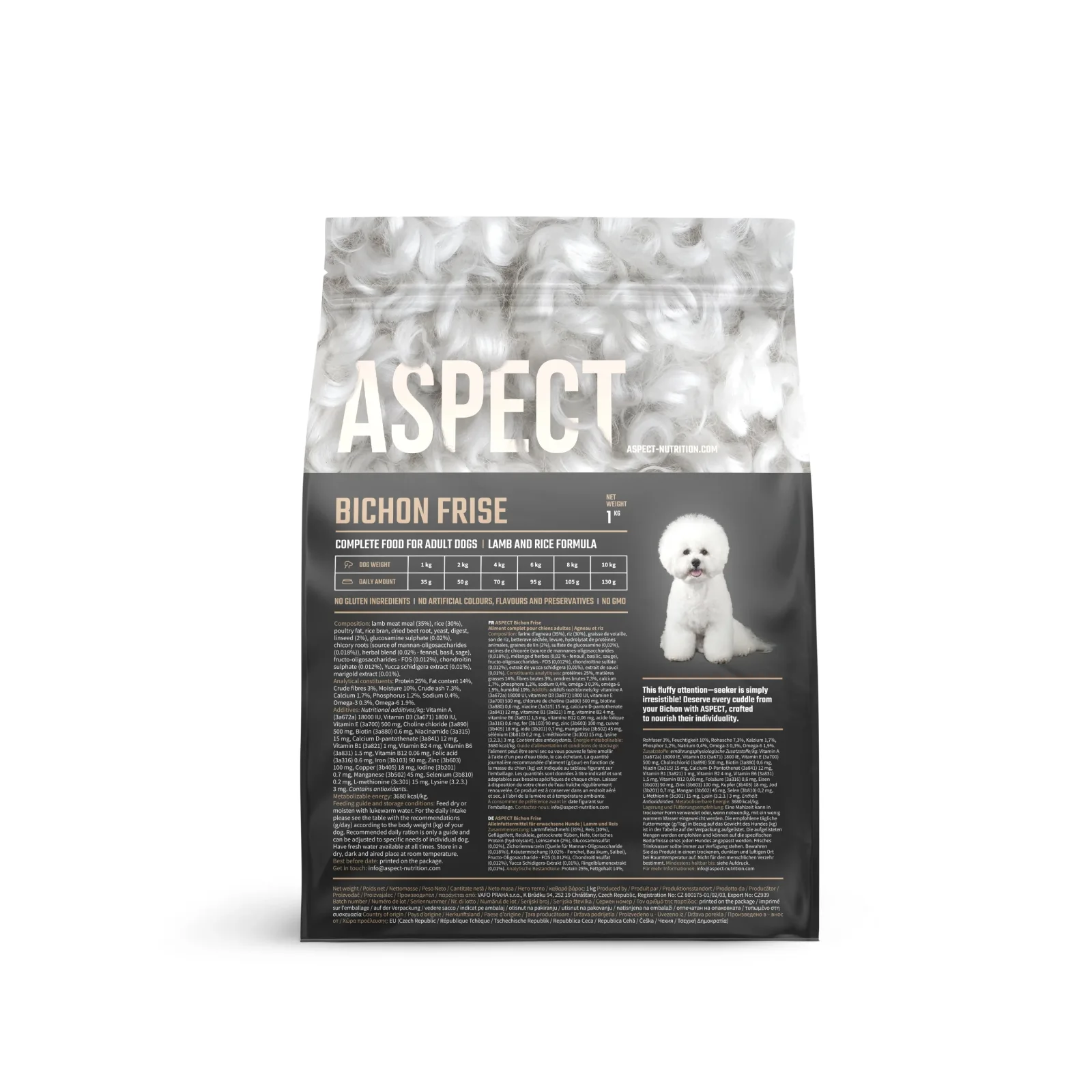 ASPECT Bichon, janjetina i riža, 1 kg - Image 2