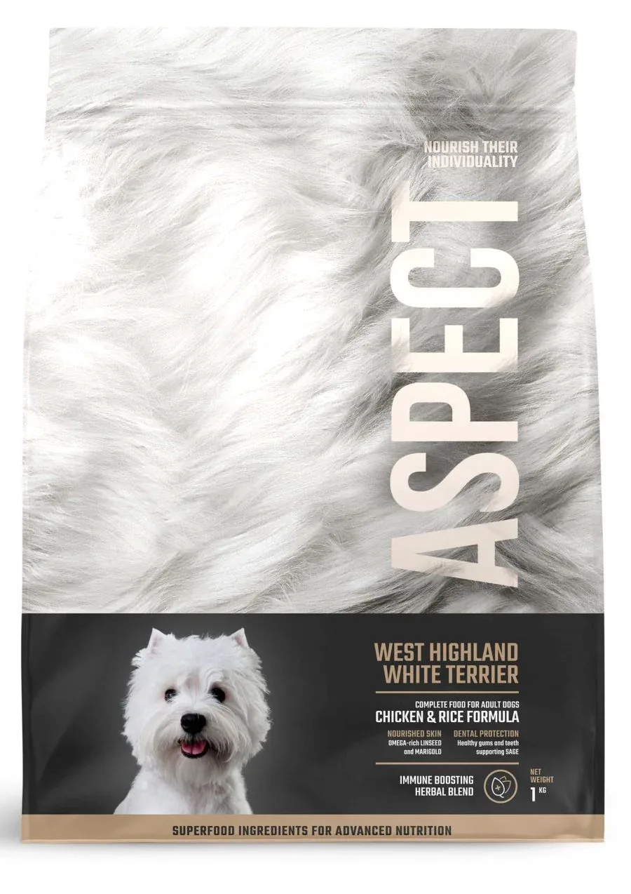 ASPECT West Highland White Terrier, piletina s rižom, 2,5kg