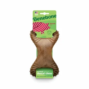 BENEBONE Igračka za pse Dental Chew, aroma slanine