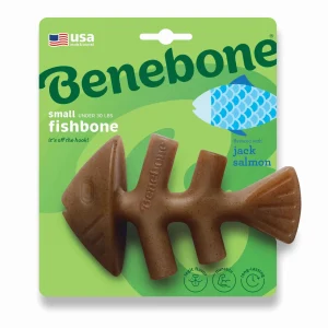 BENEBONE Igračka za pse Fishbone, aroma lososa