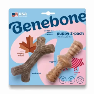 BENEBONE Igračka za pse PUPPY Maplestick/Zaggler, aroma javora i svinjetine