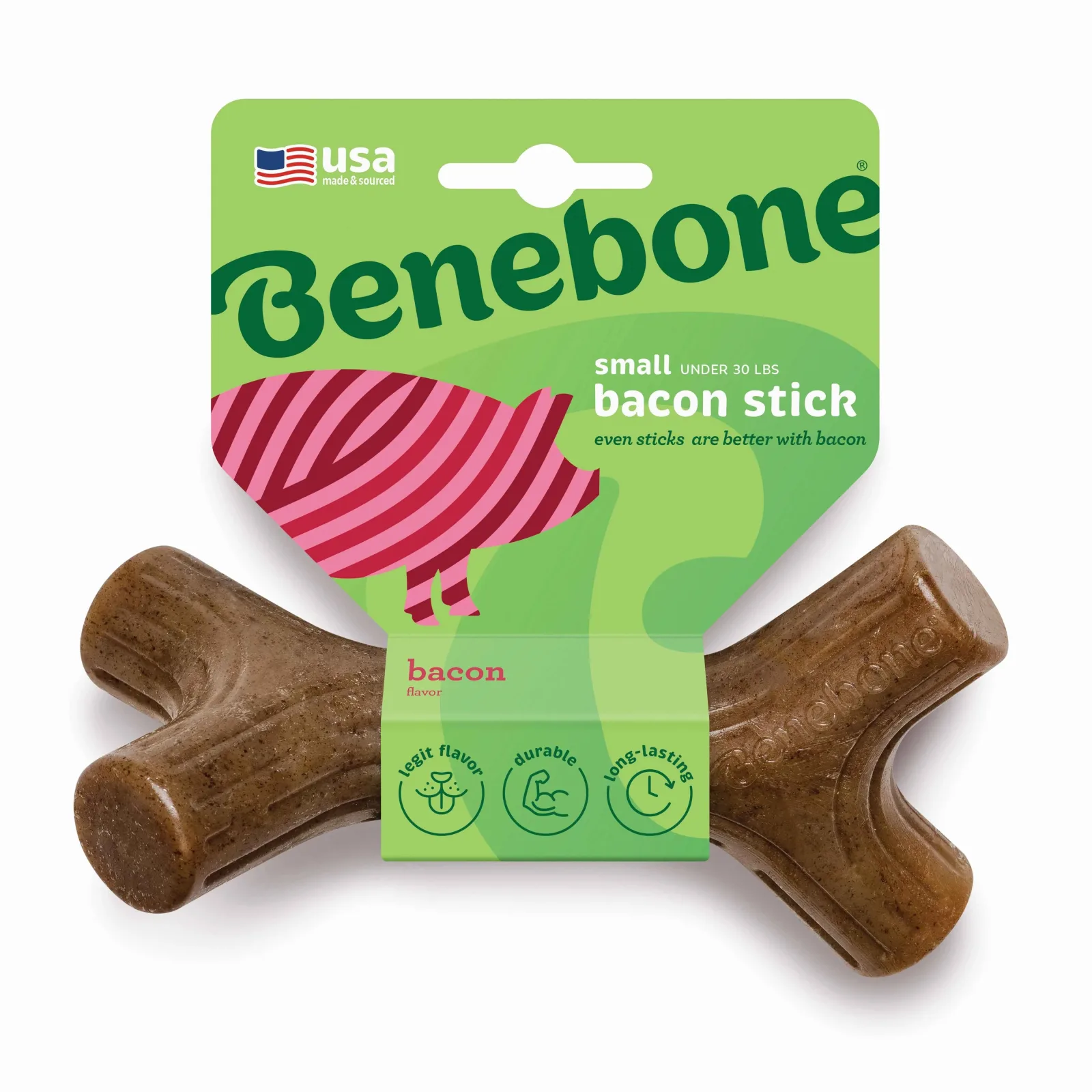 BENEBONE Igračka za pse Stick, aroma slanine - Image 2