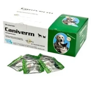 BIOVETA Caniverm tablete protiv unutarnjih nametnika za pse i mačke, 0,7g/1kom