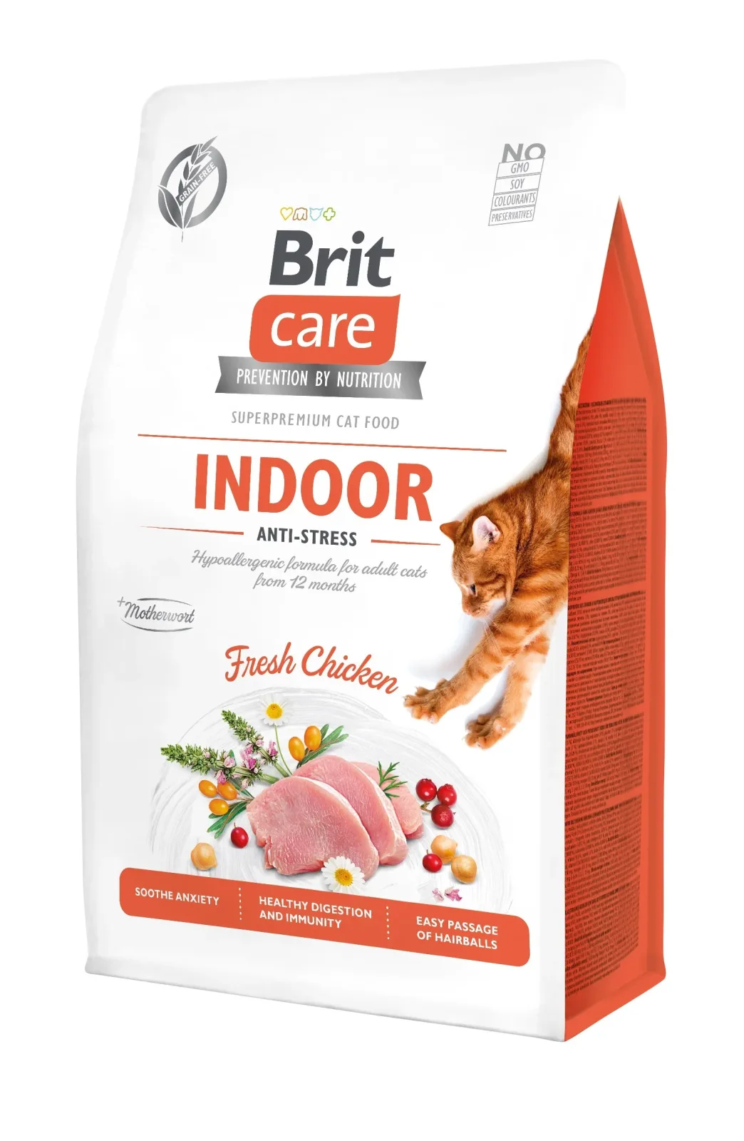 BRIT CARE Cat Indoor Anti-stress, bez žitarica - Image 2