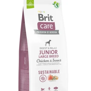 BRIT CARE Digestion & Relax Sustainable Large breed JUNIOR, piletina s insektima