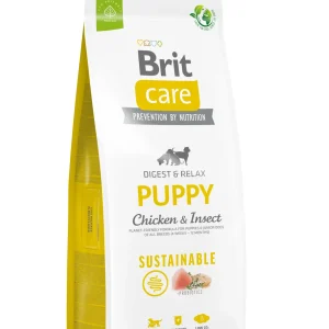 BRIT CARE Digestion & Relax Sustainable PUPPY, piletina s insektima