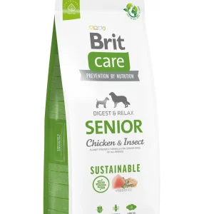 BRIT CARE Digestion & Relax Sustainable SENIOR, piletina s insektima