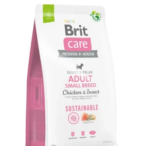 BRIT CARE Digestion & Relax Sustainable Small breed, piletina s insektima