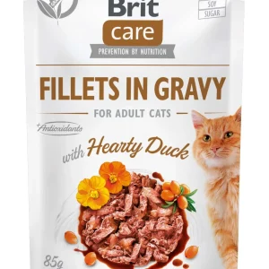 BRIT CARE Fileti pačetine u umaku, za mačke, 85g