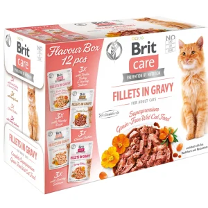 BRIT CARE Flavour box, fileti u umaku, razni okusi, 12x85g