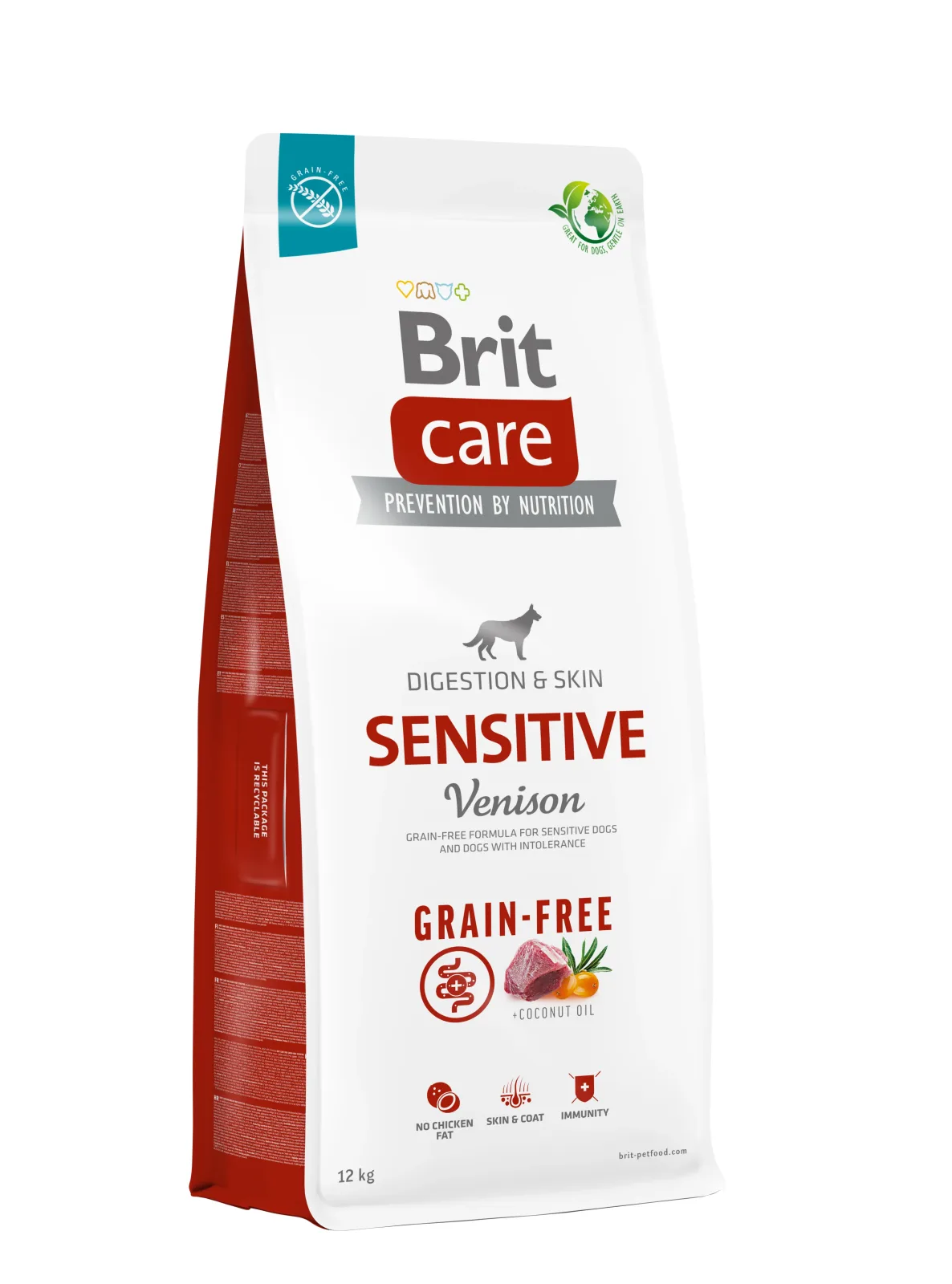 BRIT CARE Grain-free Digestion & Skin Sensitive, divljač i krumpir, bez žitarica