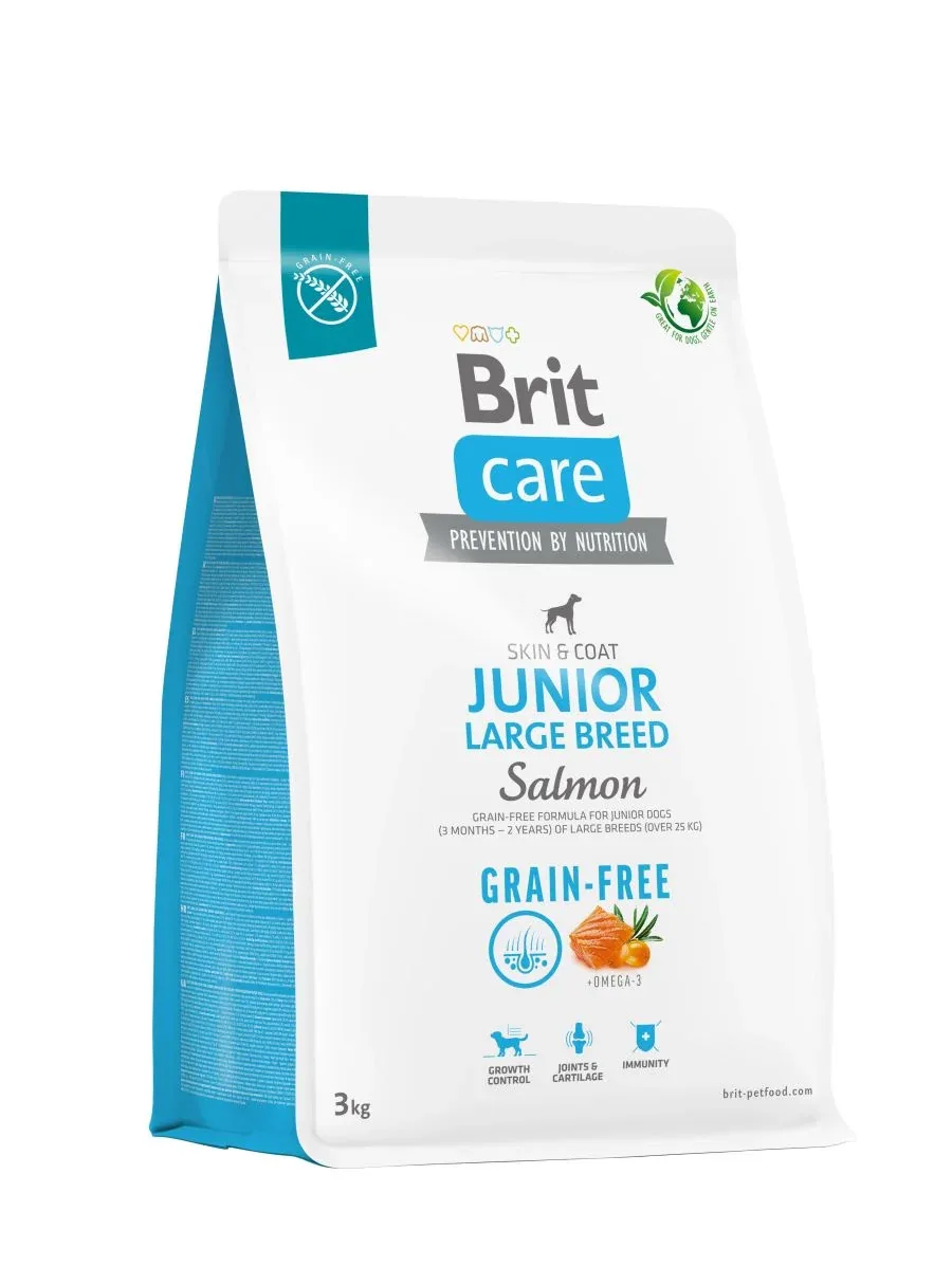 BRIT CARE Grain-free Skin&Coat Large Breed JUNIOR, losos i krumpir, bez žitarica - Image 2