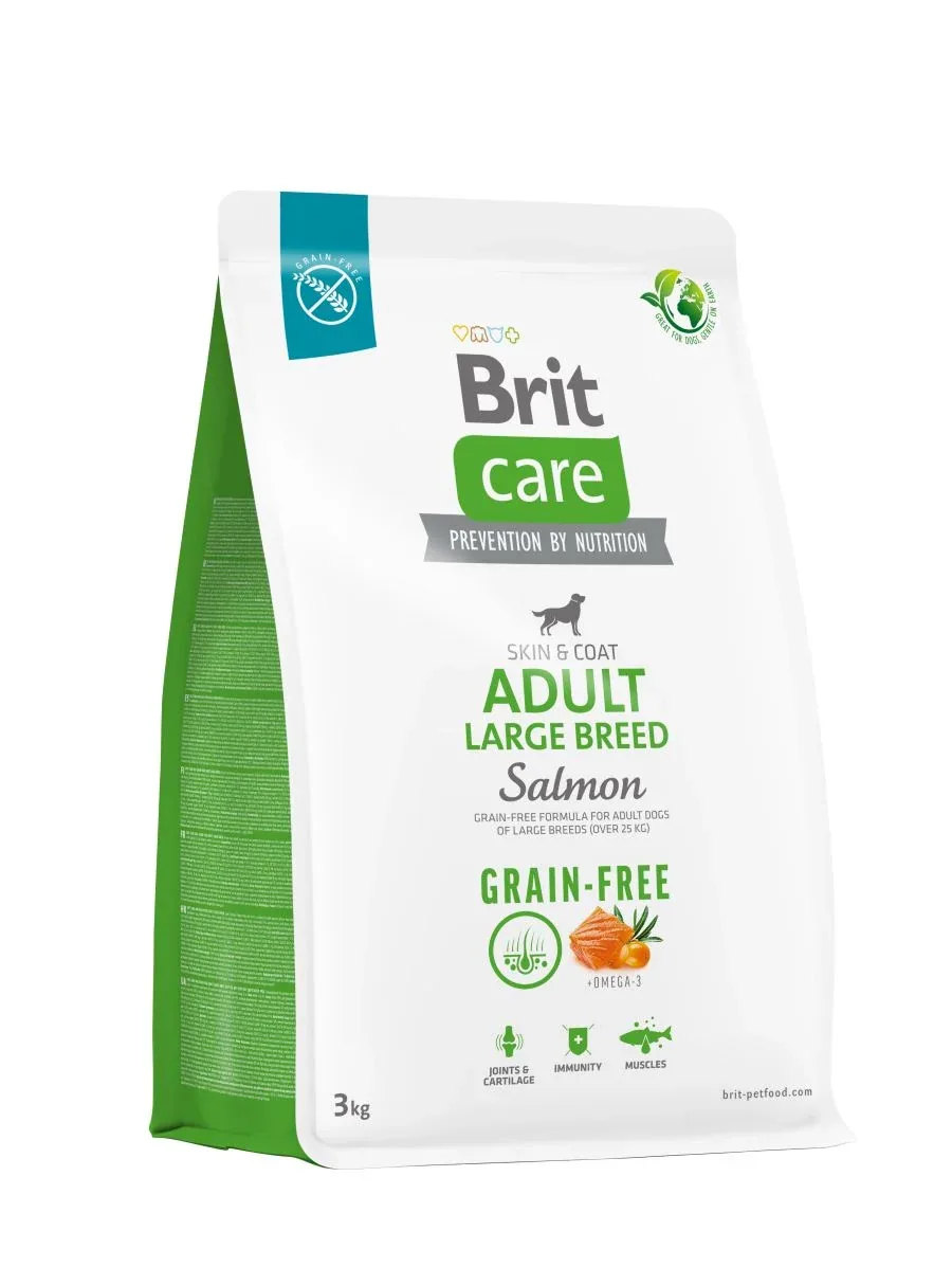 BRIT CARE Grain-free Skin&Coat Large Breed, losos i krumpir, bez žitarica - Image 2