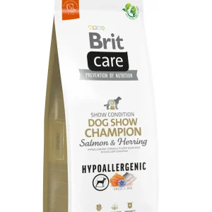 BRIT CARE Hypoallergenic Dog Show Champion, losos s haringom i rižom