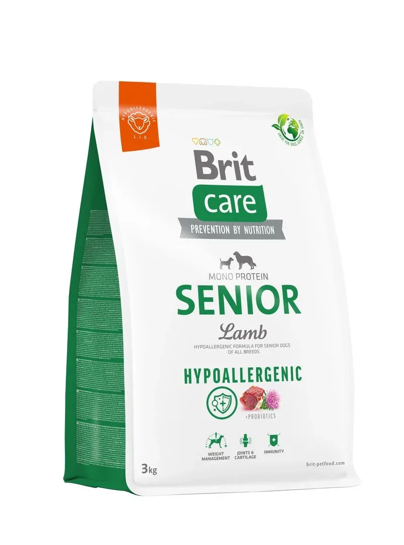 BRIT CARE Hypoallergenic Monoprotein SENIOR, janjetina i riža - Image 2