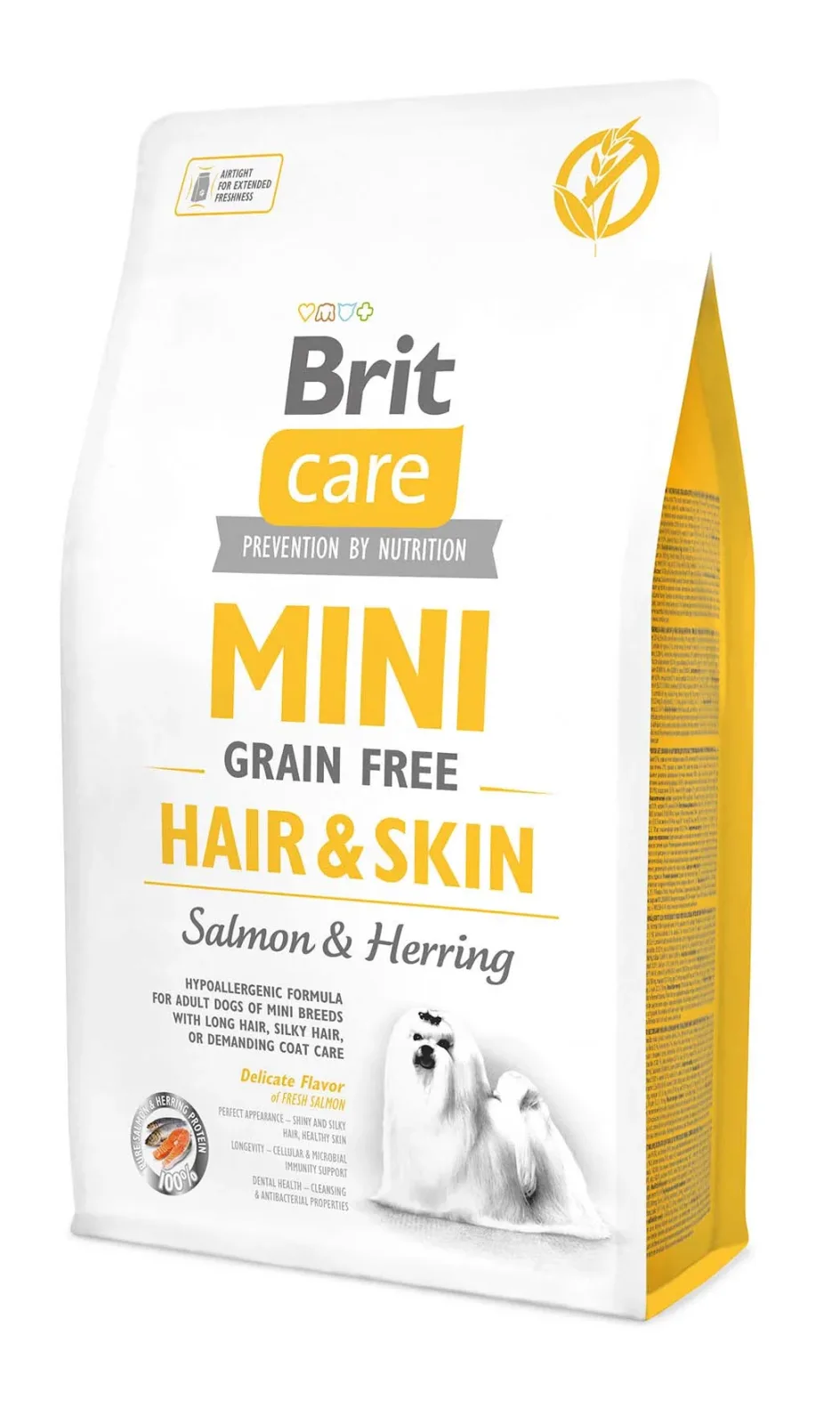 BRIT CARE MINI Hair&Skin Losos i Haringa, bez žitarica - Image 2