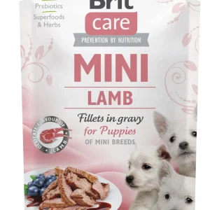 BRIT CARE PUPPY Mini, fileti janjetine u umaku, 85g