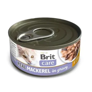 BRIT CARE Real, mesni komadići skuše u umaku, 80g