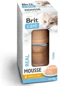 BRIT CARE Real Mousse, tuna, 6x25g