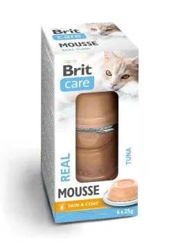 BRIT CARE Real Mousse, tuna, 6x25g