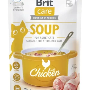BRIT CARE Soup, juha za mačke, s piletinom i catnipom, bez žitarica, 75g