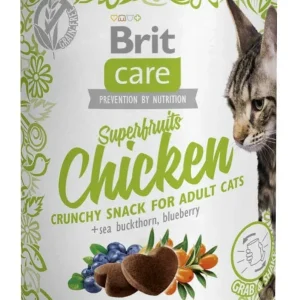 BRIT CARE Superfruits Chicken, hrskava poslastica, piletina, bez žitarica, 100 g